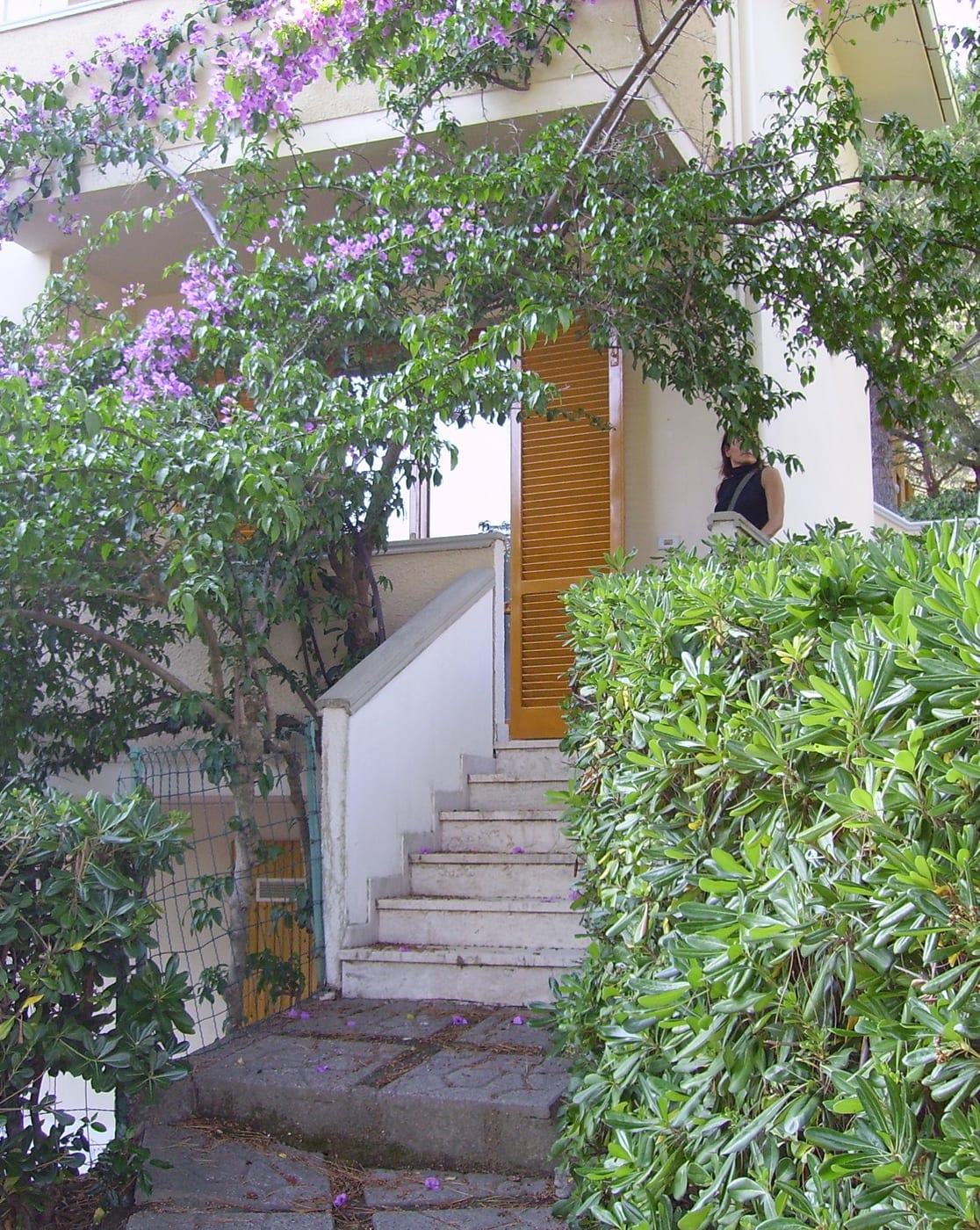 Apartment entrance and stairs at Villa Casa Marina