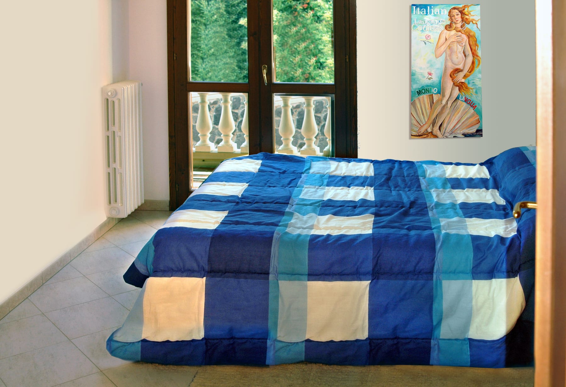 Bright bedroom in Villa Casa Marina