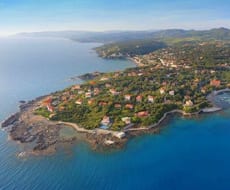 Panorama of Castiglioncello on the Tuscan coast