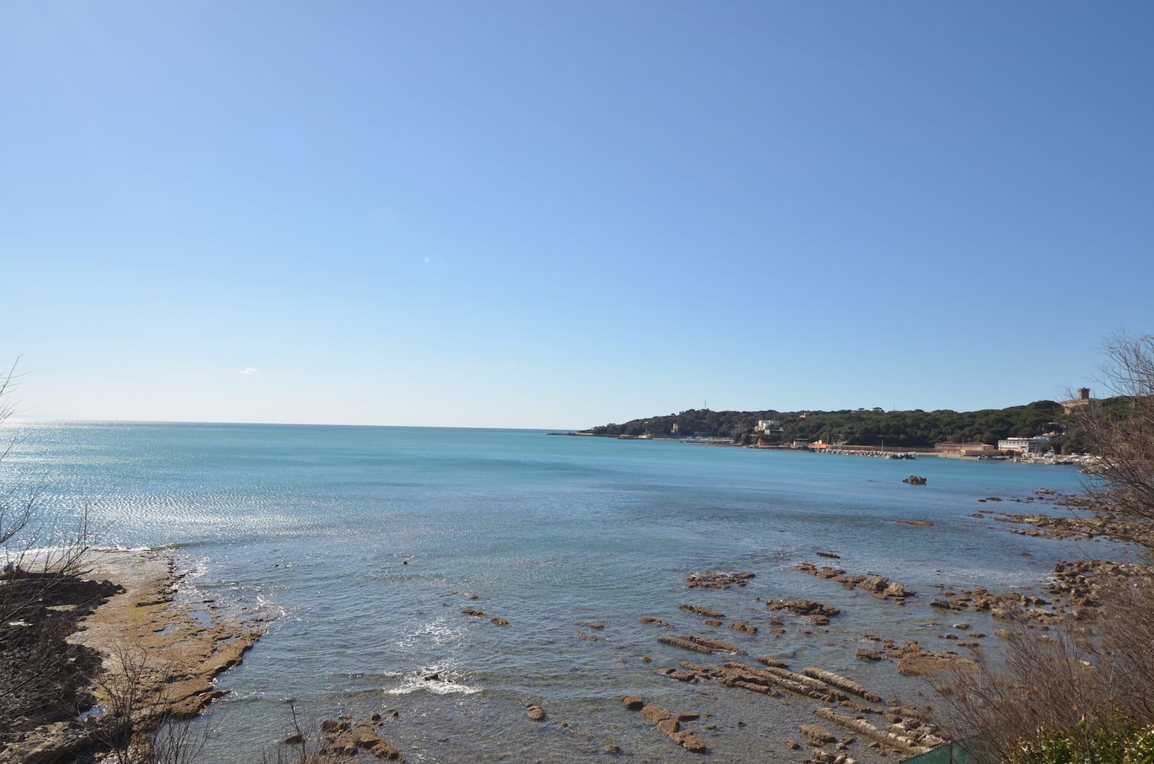 Sea view from the roof terrace area