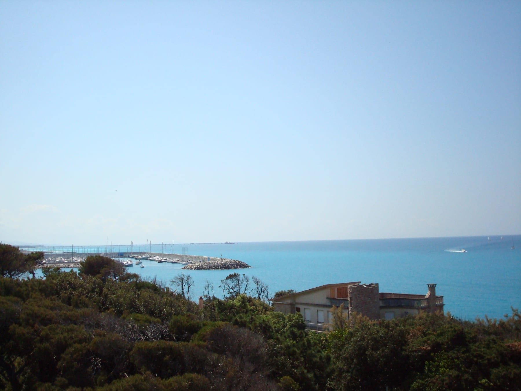 Sea view over Castiglioncello