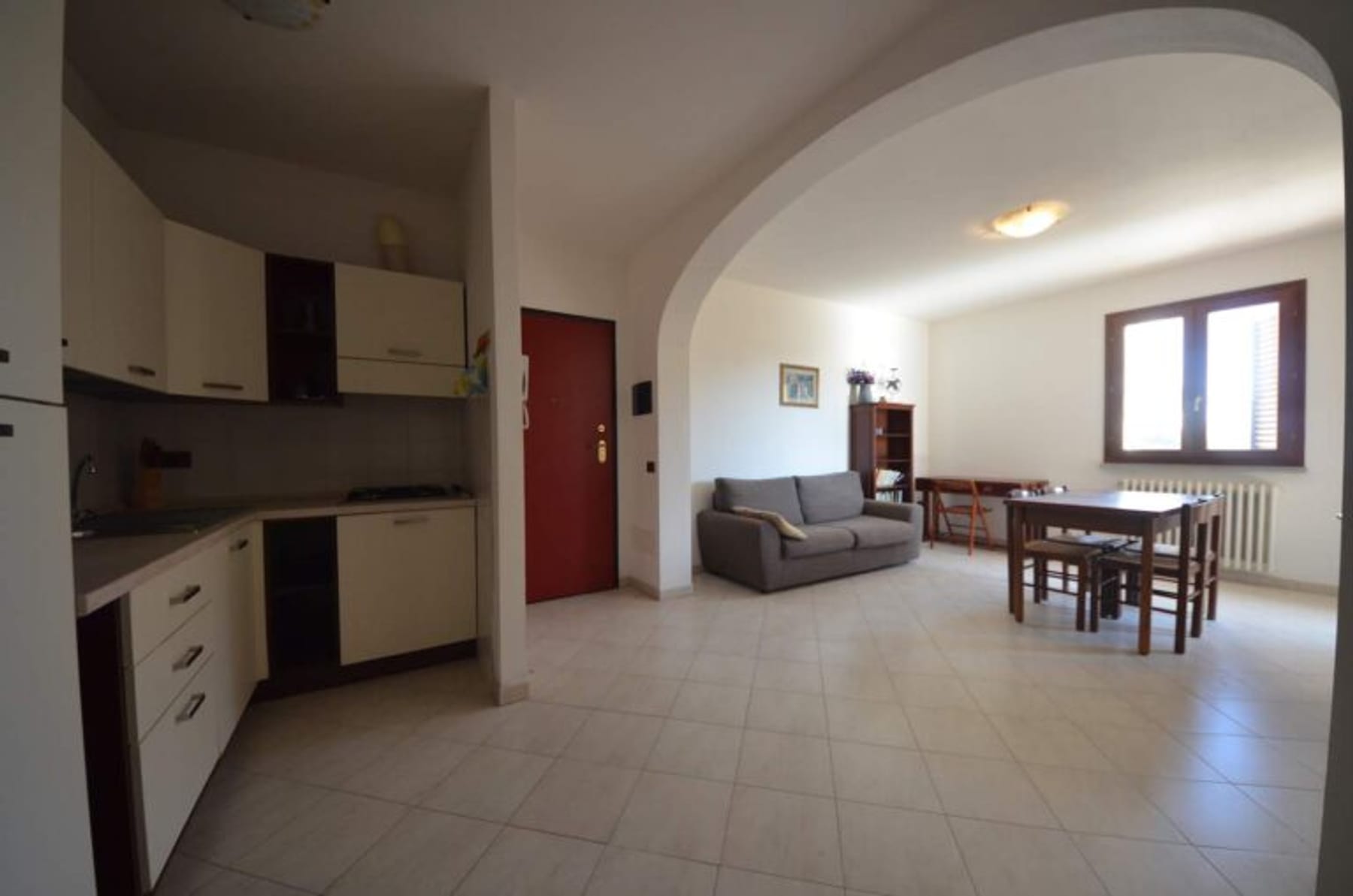 Living room and kitchen in Villa Casa Marina